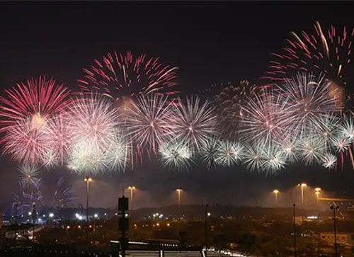 慈利县焰火晚会